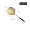 Zhishi Gold-Plated Long-Handle Stainless Steel Skimmer