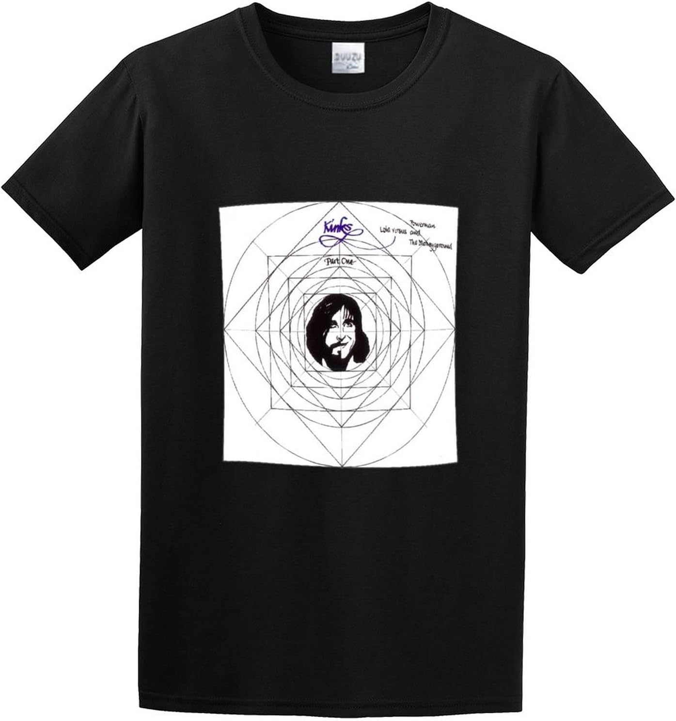 Men s T Shirts The Kinks Lola 1970 Album Black M