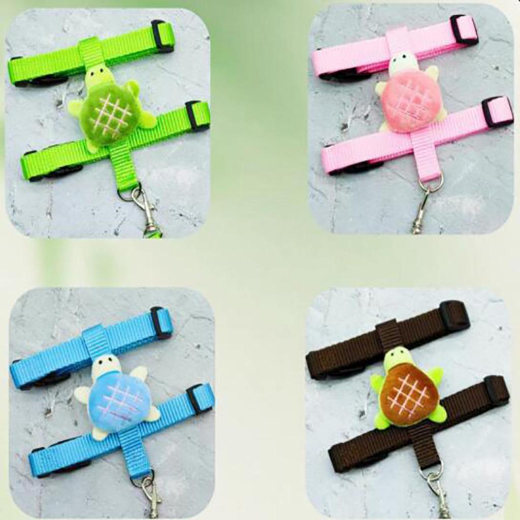 Kanin Katteseler og Båndsett Justerbare Seler for Kanin Kattunge Piggsvin Kjæledyr Utendørs Gåutstyr Tilbehør