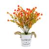 Autumn Simulation Artificial Plastic Flower Eucalyptus Daisy Violet Lavender Bundle Home Wedding Birthday Photo Props Decoration