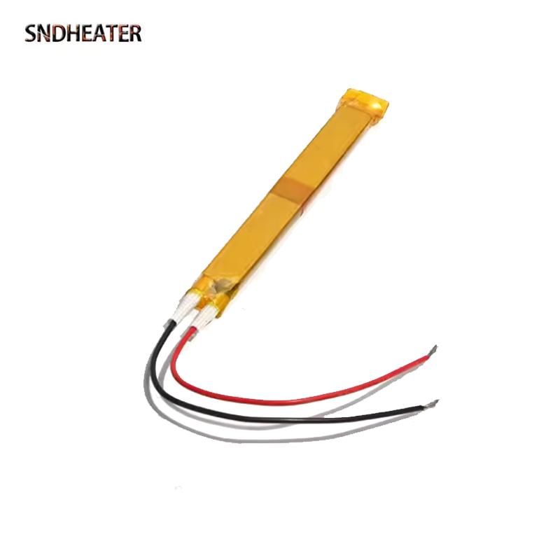SNDHEATER 70x8x3MM PTC Heating Element 12V 24V 220V Hair Straightner Heater Replacement 80C 270C Temperture Wrapped in Heattape