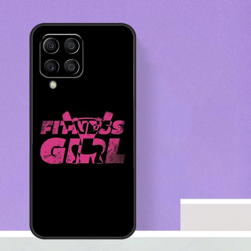 Fitness Girl Gym For Samsung Galaxy M13 M33 M53 M12 M32 M52 M14 M34 M54 M20 M51 M21 M30s M31s M15 M55 Case