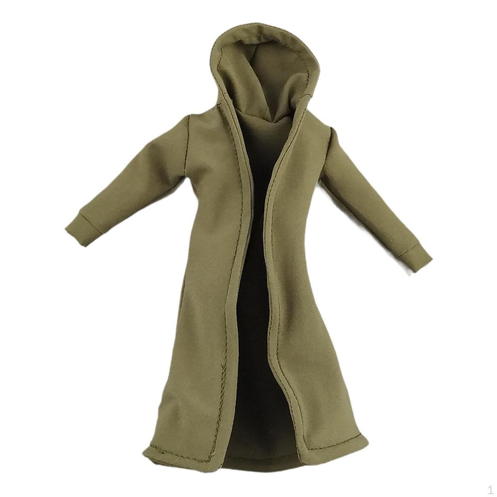 1/12 Scale Male Coat Model Windbreak Stylish Decoration Clothes Accessories Miniature