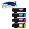 LCL Compatible Toner Cartridges for Xerox and Fuji Xerox (4-color Set: Black, Cyan, Magenta, Yellow) - Compatible Models: Fuji Xerox DocuPint CP310dw,