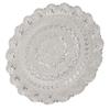 Turkish Tea Coffee Serving Tray Vintage Style Embossed Pattern Round Coffee Plate for Bar Outdoor