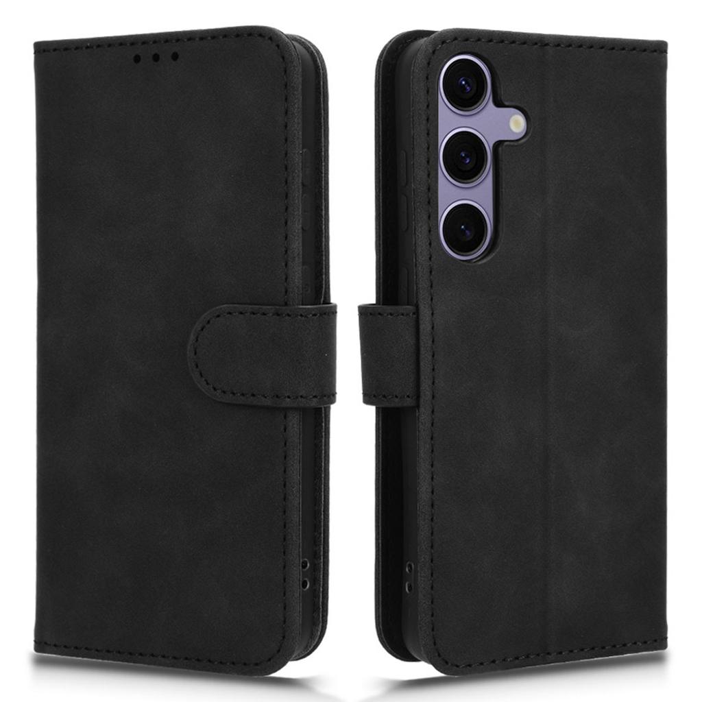 For Samsung Galaxy S25 FE Leather Case Skin Feel Anti Drop Wallet Flip Phone Cover