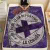 Deportivo de La Coruña Flanelldecke mit Aufdruck, Hohe Qualität, Bequem für alle Jahreszeiten, Heimdekoration, Wärme und Komfort