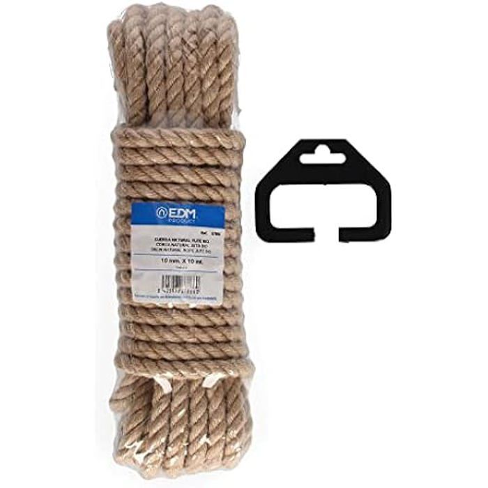 Yute BIO Natural Rope - EDM - 10 M - 3 Heads of 10 Mm