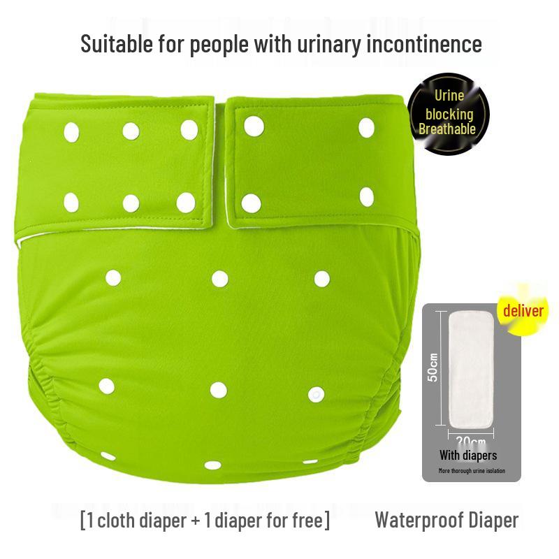 Adjustable Incontinence Protection: Breathable, Anti-Leak Pants for Adults & Bedridden Patients