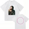 Zomer Hete Verkoop Steve Lacy Portret Voor- en Achterkant Print T-shirt Amerikaanse Retro Hip Hop Oversized Heren Dames T-shirt Y2K Katoen Gotisch Rond T-shirt