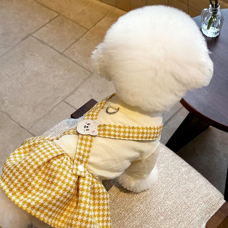 Summer Thin Dog Clothes Teddy Pomeranian Yorkshire Terrier Small Dog Maltese Bichon Pet Princess Dress