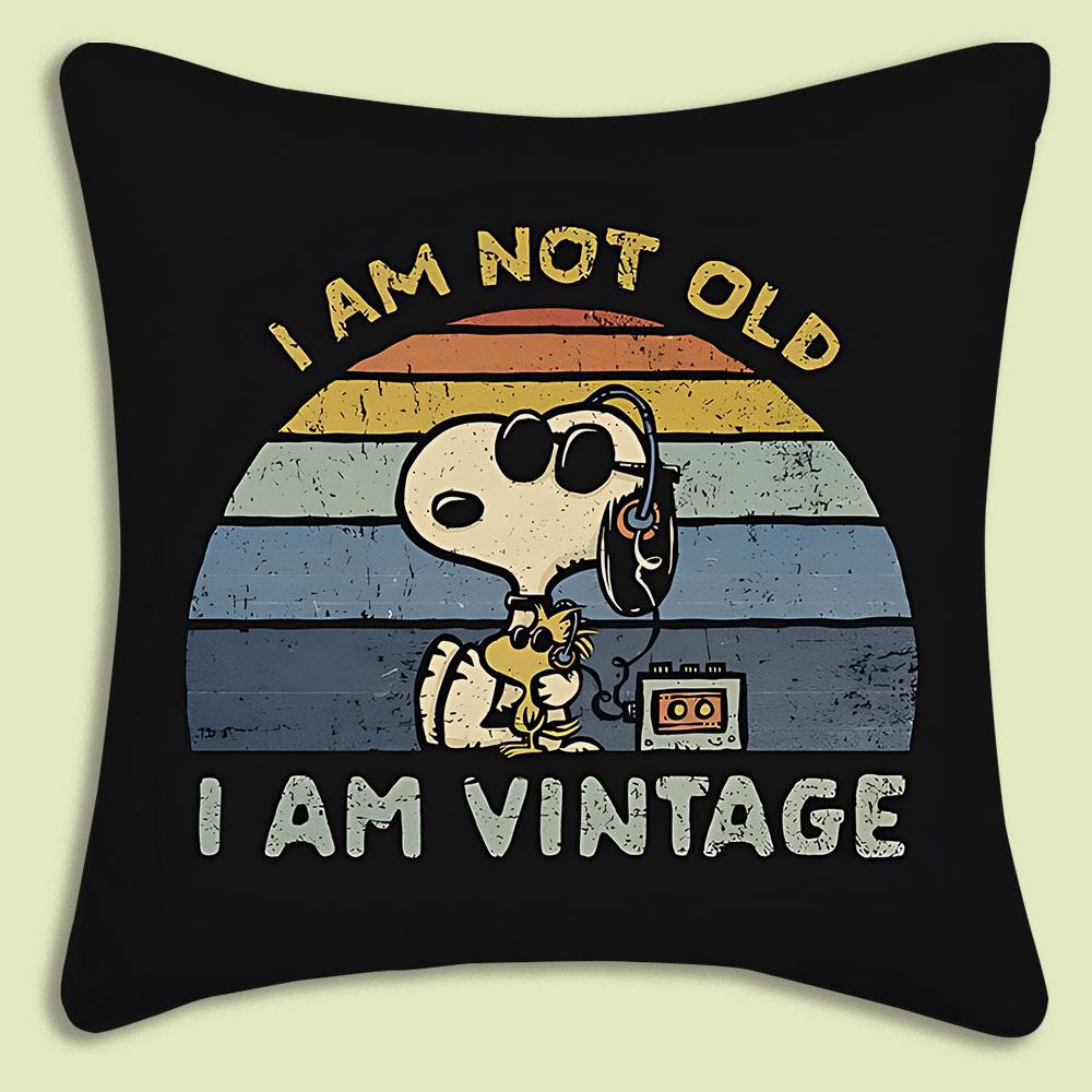 Cartoon Cute S-Snoopy Pillow Covers Cartoon Sofa Decorative Home Double-Sided Printing Short Plush Cute Cushion Cover