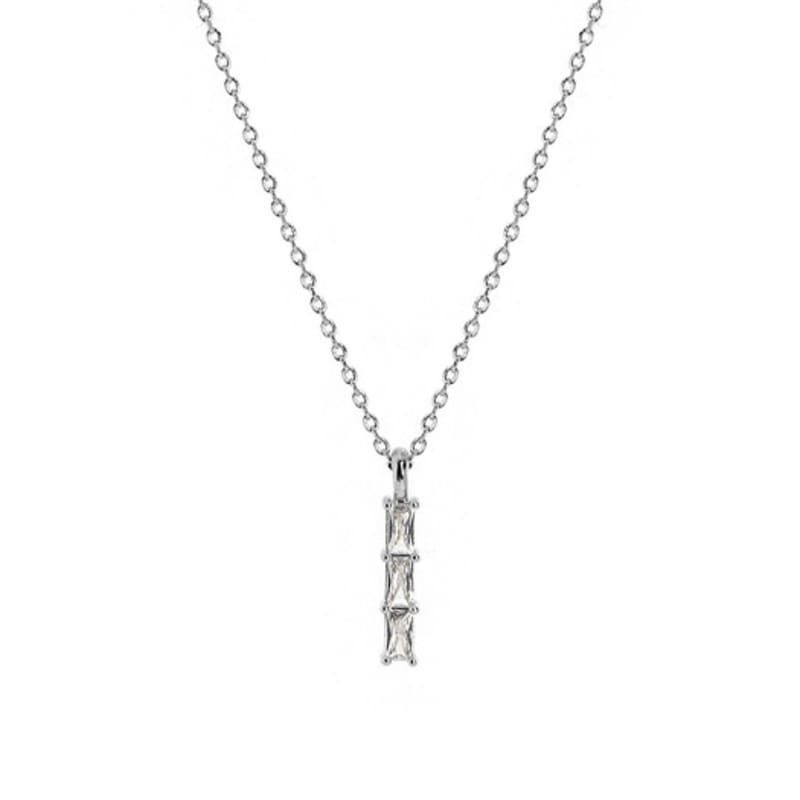 Shertz Tres Square Cubic Necklace (14k)
