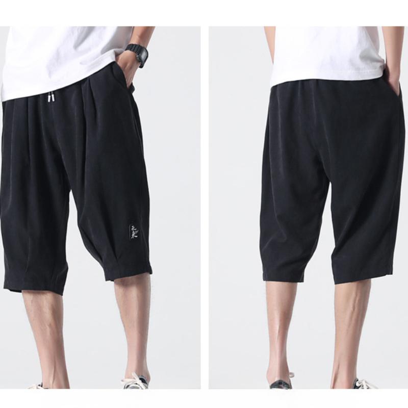 Pantaloncini Estivi da Uomo Larghi Casual Pantaloncini Traspiranti Ricamati a Gamba Dritta Pantaloncini Sportivi Taglie Forti Jogging Fitness Spiaggia