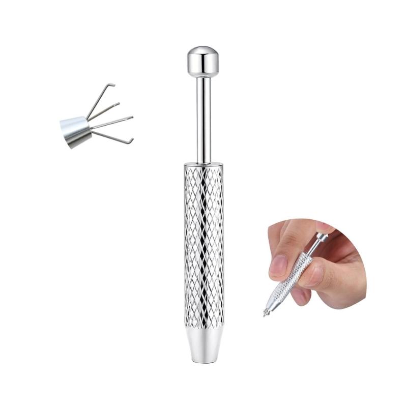Practical Piercing Tool Set Stainless Steel Texture Suitable for Body Jewelry Insertion from 14G to 20G Safe Applicator