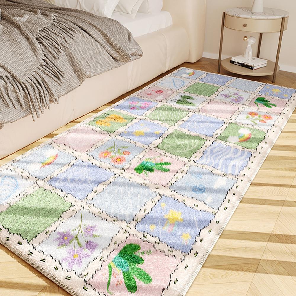 Couverture de chevet isolante d'hiver pour chambre d'enfant, Coussin pour le pied du lit, le salon, le balcon, Décoration intérieure