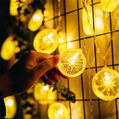 String Lights Battery Powered, Decor String Lights Party String Lights Decorative String Lights Led Slice String Lights