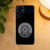 Freemasonry Symbol Phone Case For Samsung S25,24,23,22,30,21,10,9,Ultra,Plus,Lite Soft Black Case