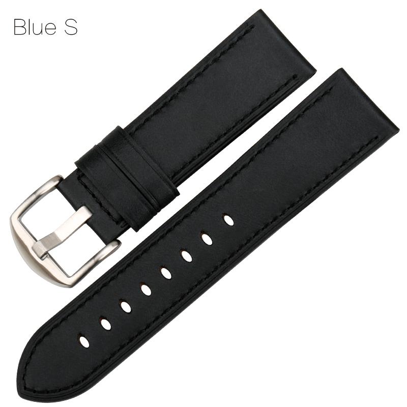 WatchBand Genuine Leather Watchband Watch Accessories Watch Strap 22mm 24mm Bracelet Soft Thin Watch Band Watchband For Fossil