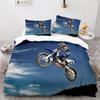 2024 Extreme Sport Off-Road Motorcycle Duvet Cover Set for Boys Bedroom Single Double Queen King Size Quilt Cover Pillowcase