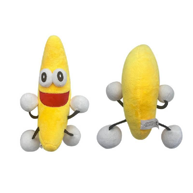 Shovelware Hersenspel Beer Pluche Speelgoed Zacht En Knuffelbaar Gele Banaan Knuffeldier