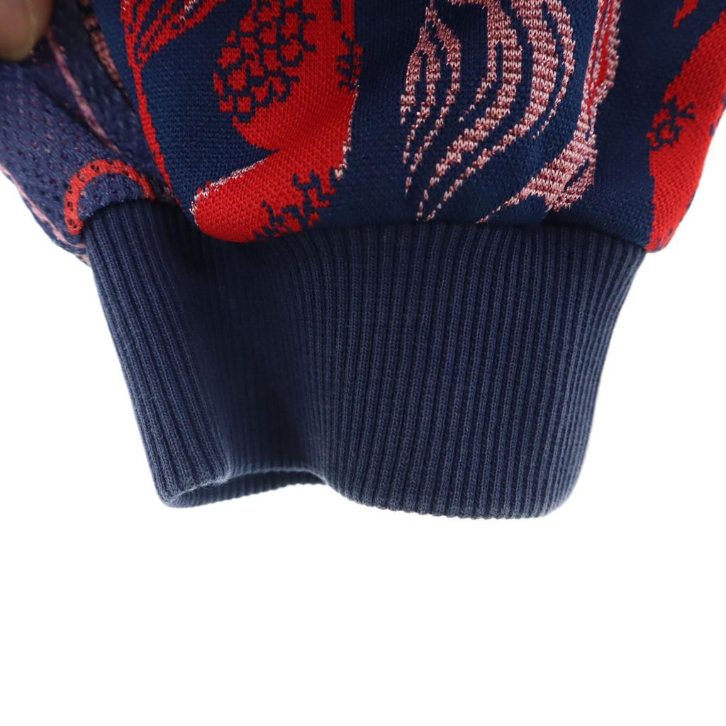 Kenzo Made In Portugal Long Pants XS Blue X Red Women Used
