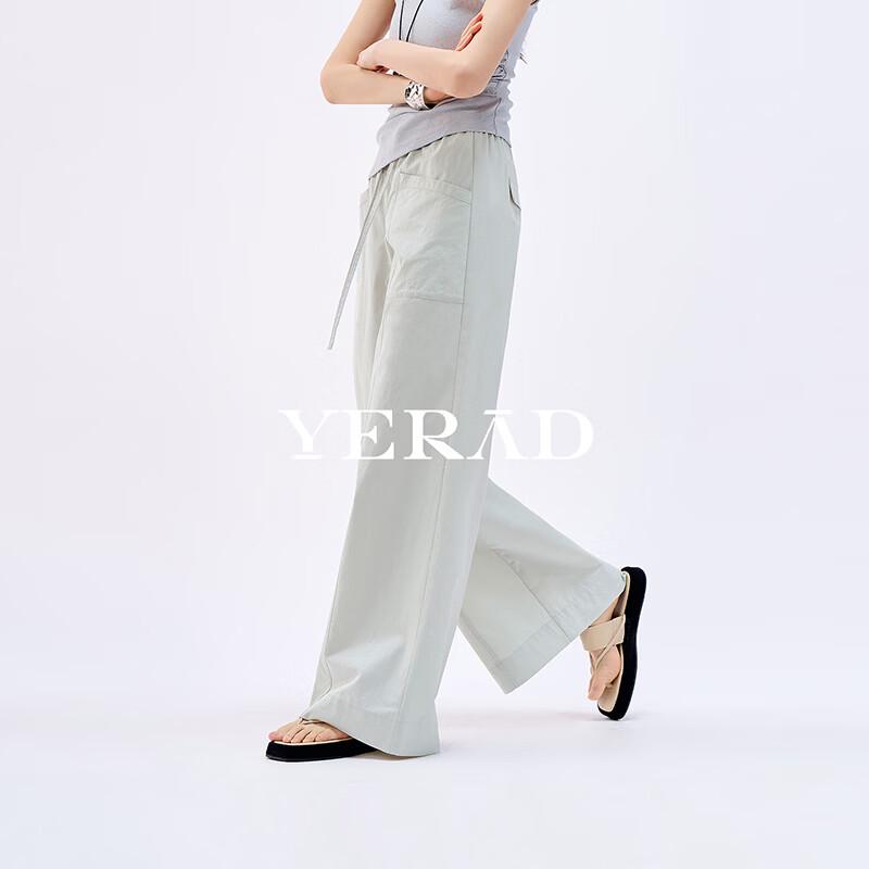 YERAD Women s Summer Casual Wide-Leg Pants L