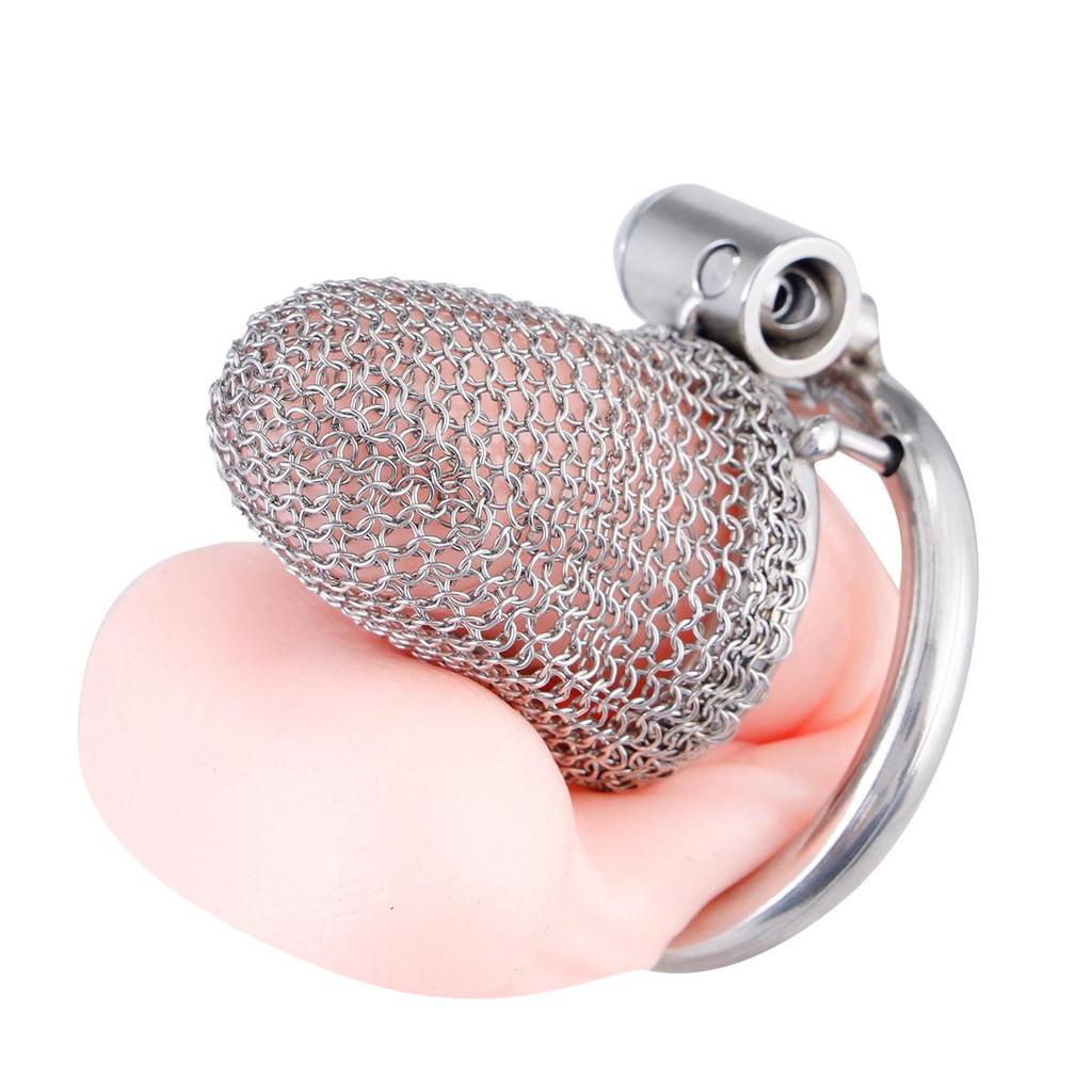 MoDi Siatka ze stali nierdzewnej męskie urządzenie Chastity gładka i lekka klatka na penisa zabawki erotyczne dla mężczyzn penisa blokada cewki moczowej gra dla dorosłych