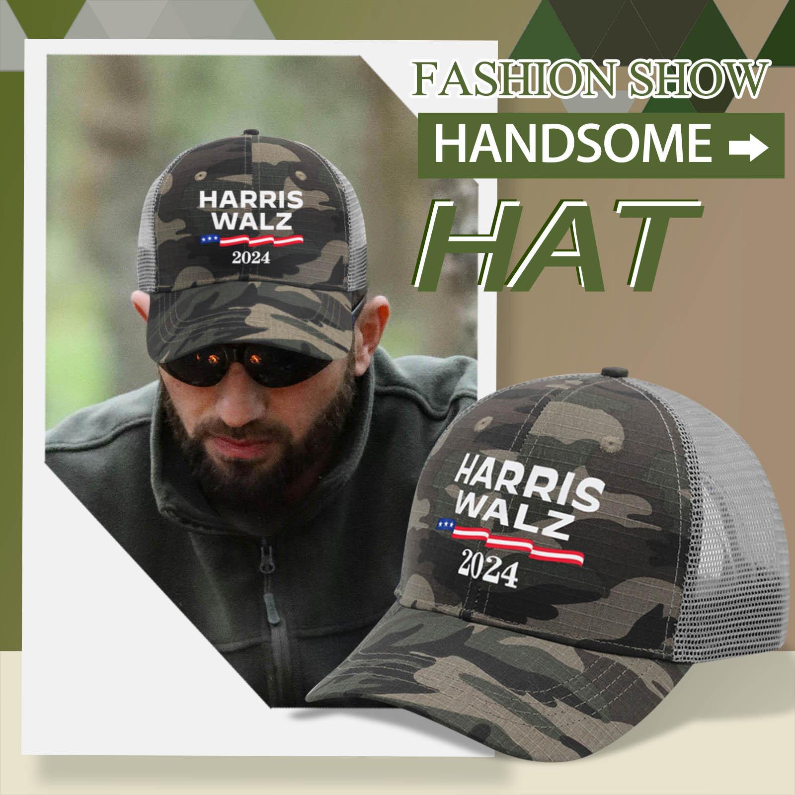 

Президентские выборы Trucker Hat Мужская винтажная сетчатая кепка для лета One Size