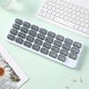 31-Compartment Waterproof Keyboard-Style Pill Organizer, Removable Dividers, Monthly Portable Storage