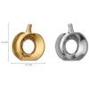Lavish Golden and Silver Apple Ceramic Home Decor Showpiece (Pack of 2,Golden & Silver)