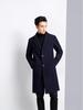 2025 Autumn/Winter Men's Mid-Length Woolen Trench Coats - Thickened, Casual High-End Jackets