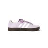 Adidas VL COURT 2.0 Slip Resistant Abrasion Resistant Low top Skateboard Shoes Unisex Purple White HQ1802(team665-)