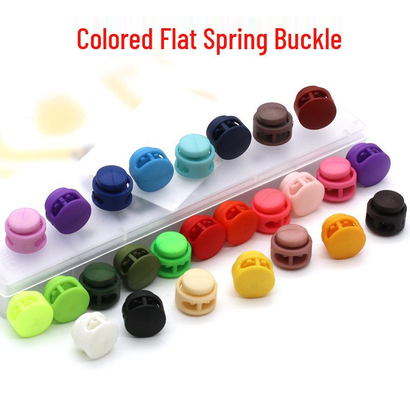 

Plastic Spring Cord Lock Adjustable Stopper for Bags, Clothing, and Hats