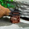 HANABASS Mini Pagoda Statue Fairy Accessories Garden Miniature Hexagon Pavilion Figurine for Flower Vase Micro Landscape Asian Zen Garden Aquarium