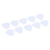 10PCS Acoustic Guitar Pick White Celluloid Guitar Pick Plectrum Set for Musical Instrument