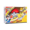 Pokemon Arena Battle Set Spinning Top Ball Game Pikachu Charmander Mew Action Figure Box for Kids