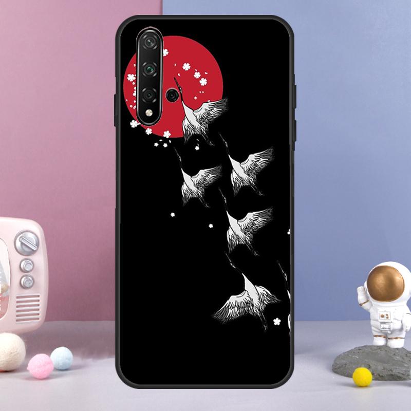 Japanese Style Art For Huawei Nova 9 10 SE 3i 7i 8i 11i 12i Y60 Y61 Y70 Y72 Y73 Y90 Y91 P20 P30 P40 Lite Case