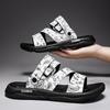 Summer new two wear cool slippers Korean version of fashion casual men's sandals wear large size versatile trend men's drag