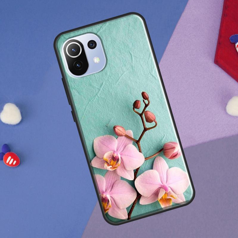 Orchid Flowers Colorful Cover For Xiaomi 14 Ultra 13 11T 12T 13T 14T Pro POCO X6 X7 Pro X3 X5 F3 F5 F6 M6 Pro Case