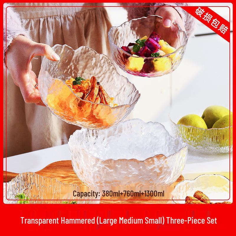 2024 Luxury Glass Fruit Plate for Living Room Coffee Table - Ideal for Snacks and Dried Fruits