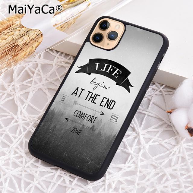 Beautiful Life Inspirational Quote Phone Case For iPhone 17 Air 16 Pro Max 15 14 Plus 12 13 Cover Coque