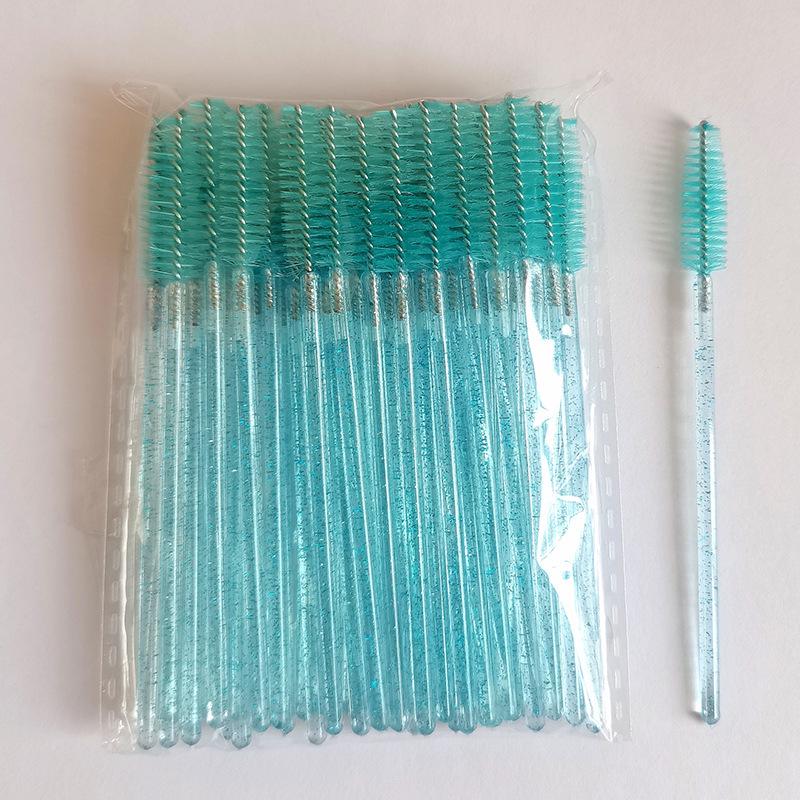 Disposable Crystal Eyelash and Eyebrow Brush for Extensions and Grafting