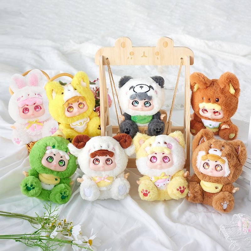DUDU Cute Pet Zoo Pendant Plush Blind Box Toy for Children & Students by Xiaohongshu.
