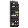 Over-the-Door Foldable Shoe Rack: Multi-Layer Hanging Storage Bag for Wall or Apartment Use