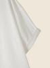2026 Comfortable Plus Size European & American Casual Cotton Linen Drop Shoulder Loose Solid Color Women's Top