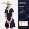 YEEHOO Girls' Cotton Cooling Polo Dress