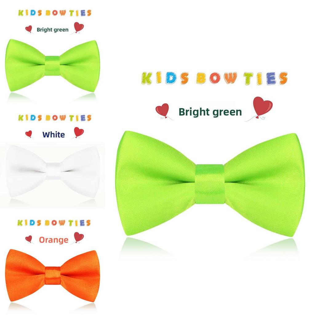 Childrens Korean Style Bow Tie With Silk Material For Party And Performance Use