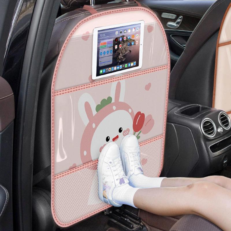 Protector pentru spate scaun Auto Organizator pentru spătarul scaunului Protector scaun Covorașe impermeabile anti lovitură pentru organizare de protecție anti-murdărie