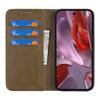 For Google Pixel 9a Case PU Leather Calf Textured Magnetic Closing Smart Phone Cover